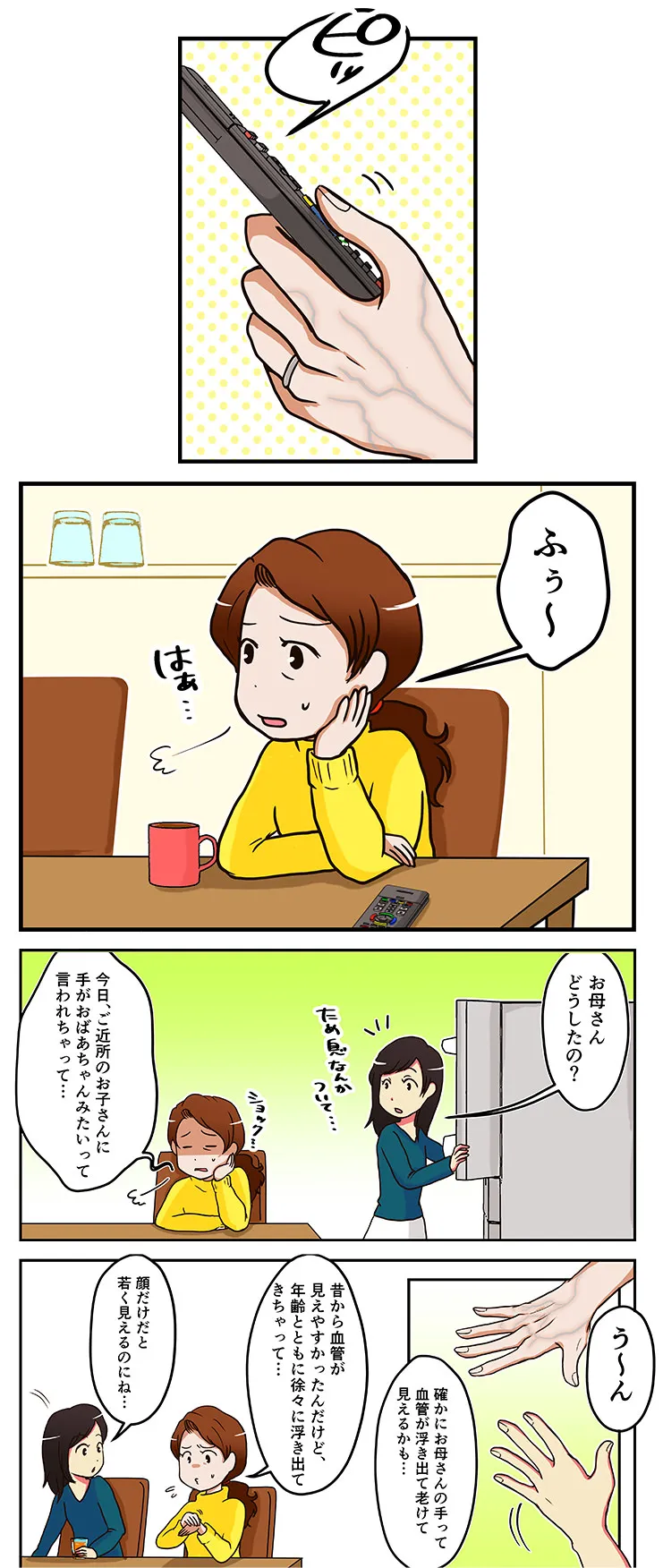 ハンドベイン漫画１（スマホ）